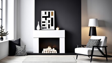 Obraz premium Artistic interpretation of holiday traditions blending classic and contemporary elements. Stunning visuals ideal for premium holiday marketing campaigns and editorial content