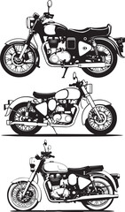 Royal Enfield motorcycle Royal Enfield Bike Vectors