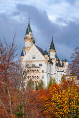 Bajkowy zamek Nuschwanstein, Schwangau, Niemcy.  © Aneta