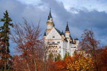 Bajkowy zamek Nuschwanstein, Schwangau, Niemcy.  © Aneta