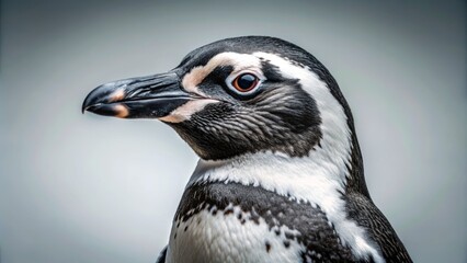 Elegant Penguin Posing on a White Background