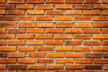 Obraz premium Rustic vintage orange brick wall background texture