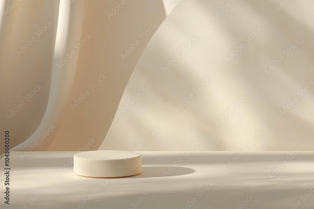 Poster clean minimal surface for displaying products