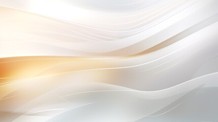 Obraz premium Light beige on white background backgrounds pattern silk. A white wall with a wave pattern.