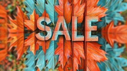 Autumn sales red and yellow leaves 