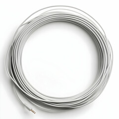 tangled electrical cables circle border