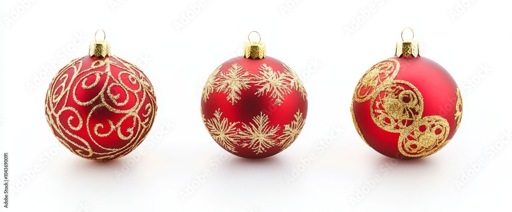 Wall mural An ornamental Christmas ball for decoration in a new year festival party isolated on a clean png background. A luxury glass ball element for decorating at the new year festival.