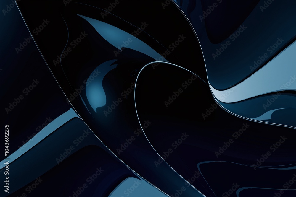 Poster abstract dark blue swirls: a captivating abstract background image featuring a mesmerizing interplay