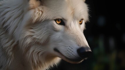  Arctic Wolf Portrait