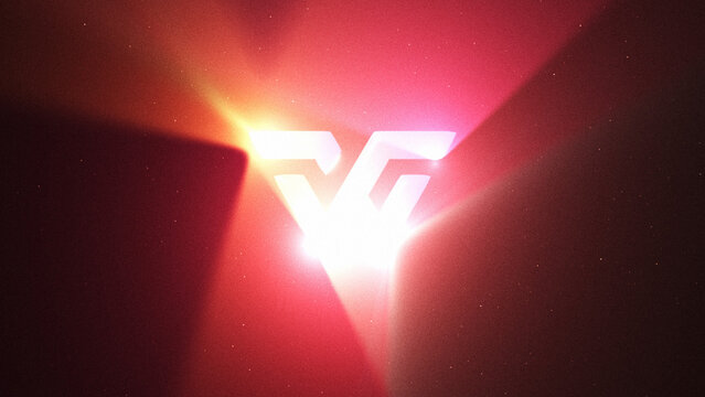 Outlined Neon Glow Dust Logo Reveal 398  1:1 16:9 9:16