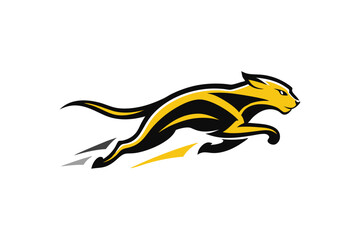 Cheetah and Tiger Logo Vector Illustration  Fierce and Powerful Big Cat Design for Wildlife and Sport Branding © Abdus Salam