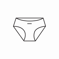 female underwear icon sign vector