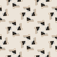 Textile motif seamless pattern. Lux fabric design textile swatch ladies dress, man shirt all over print block. 