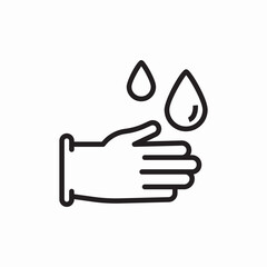 cleaning glove icon sign vector