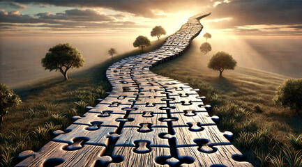 Life Journey Puzzle Path