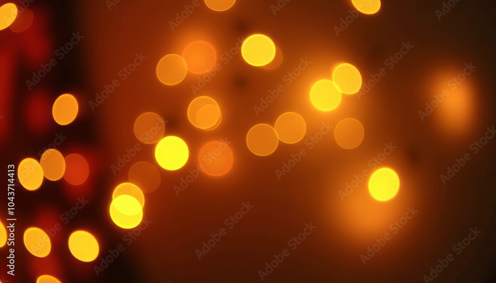 Poster soft glowing bokeh lights creating a warm and enchanting atmosphere