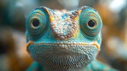 Fototapeta premium close up of a chameleon