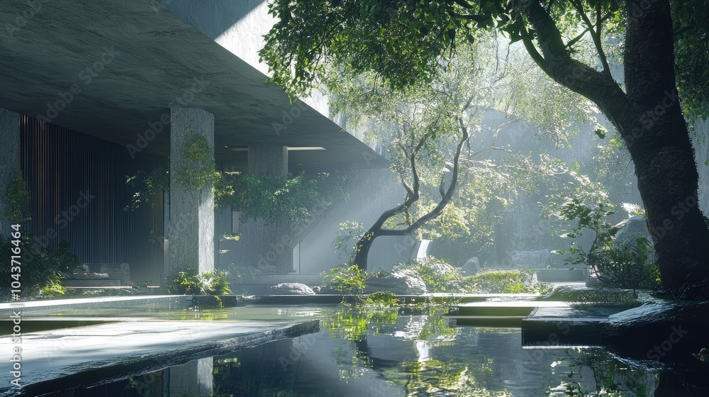 Aufkleber dynamic serenity sensors realistic blend of structure and deconstruction