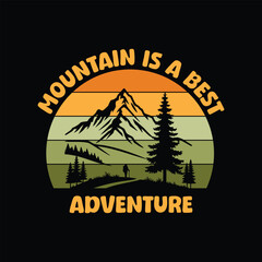 Camping is my favorite therapy T-Shirt Design