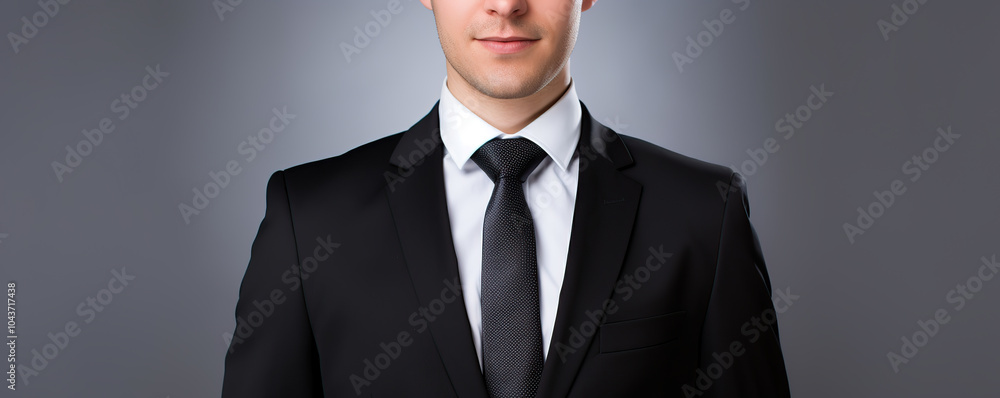 Wall mural businessman in suit