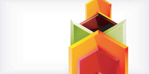 Technology dynamic arrow geometric background. Vector Illustration For Wallpaper, Banner, Background, Card, Book Illustration, landing page