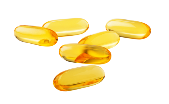 Gelatin capsule of omega 3, 6, 9  vitamin