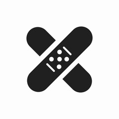 medical plaster icon sign vector