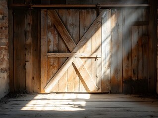 old wooden door