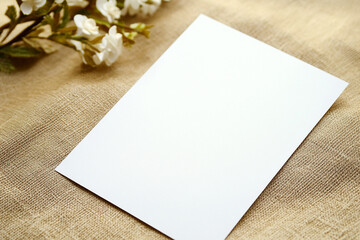 card mockups, wedding card, blank card, mockups template, 5x7  , boho, autumn