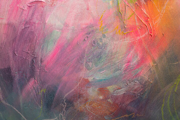 Abstract art backgrounds. Hand-painted background. Acrylic painting on canvas.Texture acrylic . Fragment of artwork. Brushstrokes of paint. background for textile, package, poster