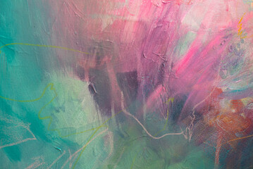 Abstract art backgrounds. Hand-painted background. Acrylic painting on canvas.Texture acrylic . Fragment of artwork. Brushstrokes of paint. background for textile, package, poster