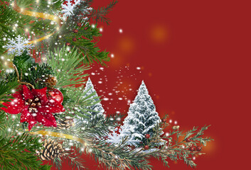 Obraz premium Christmas tree