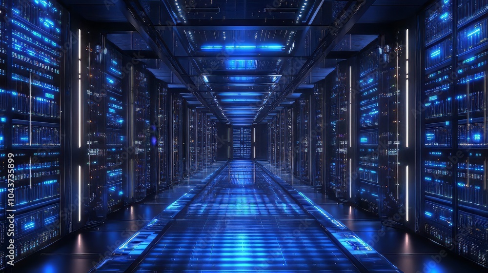 Poster the science of data and the technology of big data. big data. ultra realistic. photorealistic