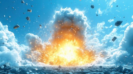 An Abstract Blue and White Comic Book Style Background Perfect for Various Creative Projects and Graphic Designs