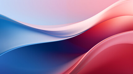 Fototapeta premium Luxury Abstract Background with Red and Blue Smooth Waves