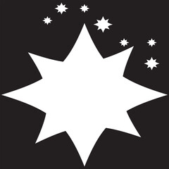 sparkle star icon. simple star burst symbol.  vector illustration. EPS 10/AI