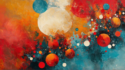 abstract background with watercolor