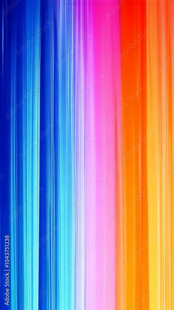 Poster abstract gradient of vibrant vertical lines