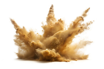 Stunning Flying Sand Explosion PNG Background Ideal for Digital Graphics and Creative Projects: Perfect for Enhancing Visual Impact in Web Design, Marketing Materials, and Artworks