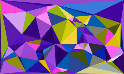 Fototapeta premium Dynamic and Vibrant Polygonal Backgrounds with Colorful Geometric Shapes and Patterns for Digital Design, Abstract Art, and Creative Projects – Perfect for Modern Graphic Design and Digital Artwork