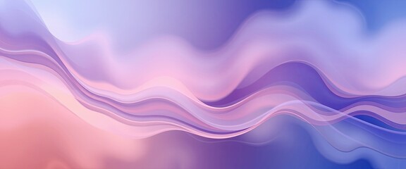 Obraz premium Swirling Mists and Oceanic Waves: Ethereal Abstract Background with Deep Blues, Purples, and Golden Amber for Desktop Wallpapers and Digital Art