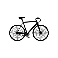 Fototapeta premium Sleek Bicycle Silhouette Design