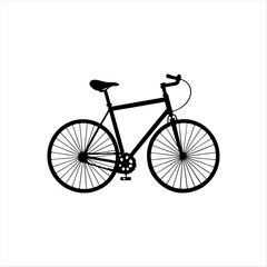 Sleek Bicycle Silhouette Design