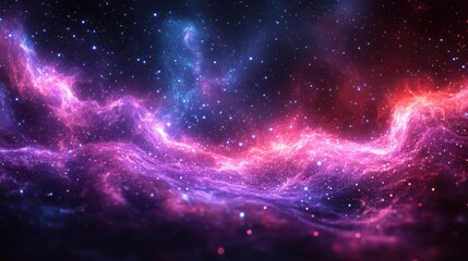 Fototapeta premium Stunning Purple Star Clusters in a Cosmic Abstract Background Perfect for Enriching Digital Art and Presentation Designs with a Celestial Theme