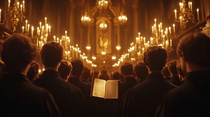 Haunting Melodies of Christmas Carols by Ghostly Choir