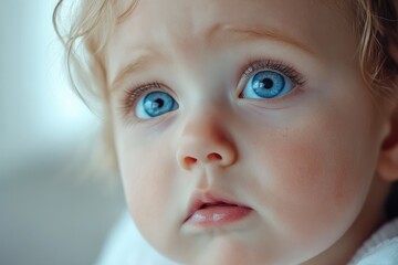 Crying Baby Girl. Portrait of Innocence: Emotional Childhood Expression