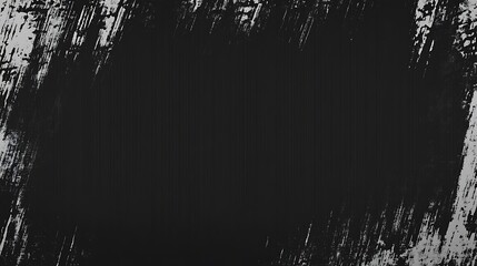 Black and white abstract brush stroke background.