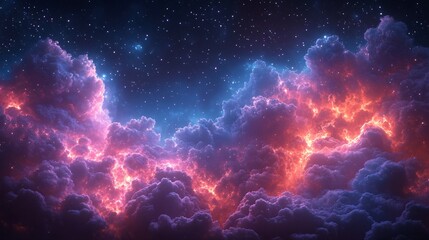 Fototapeta premium Fantasy universe and astronauts