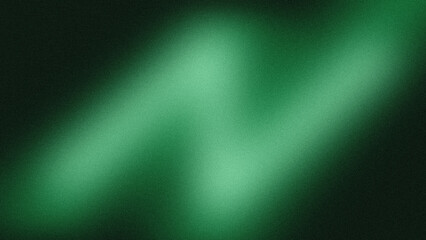 abstract green light background with grainy noise