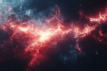 Obraz premium Universe galaxy background, space stars wallpaper art